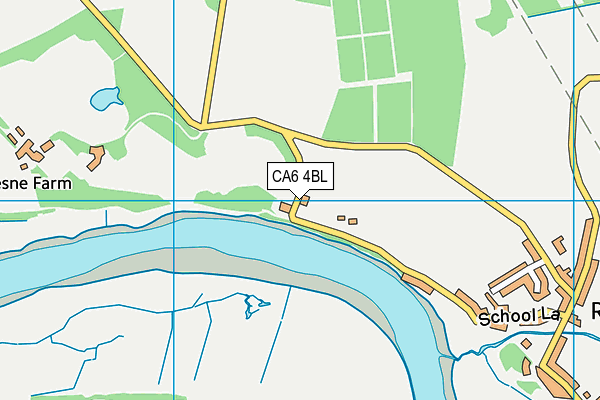 CA6 4BL map - OS VectorMap District (Ordnance Survey)