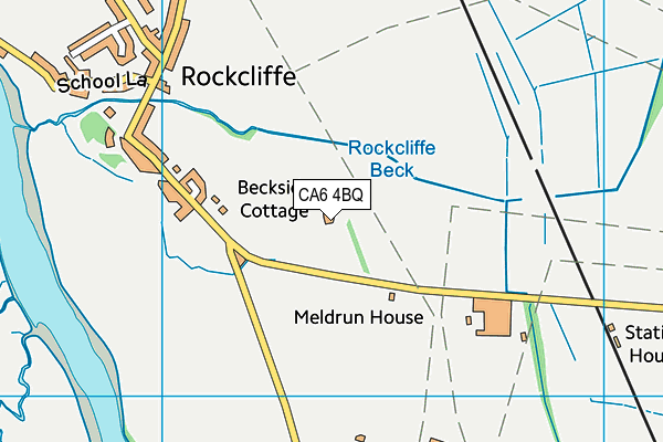 CA6 4BQ map - OS VectorMap District (Ordnance Survey)