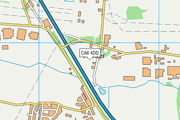 CA6 4DD map - OS VectorMap District (Ordnance Survey)