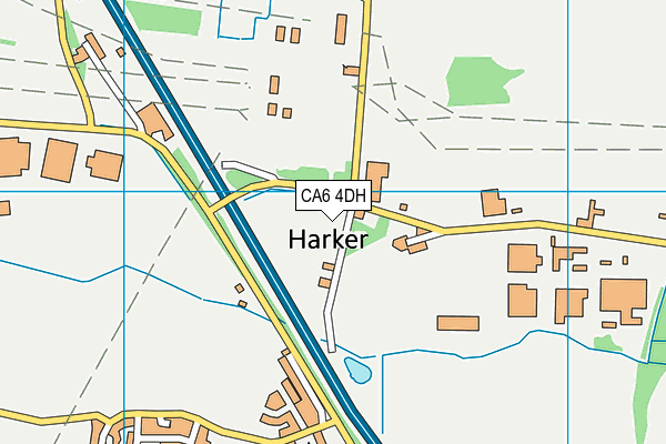 CA6 4DH map - OS VectorMap District (Ordnance Survey)