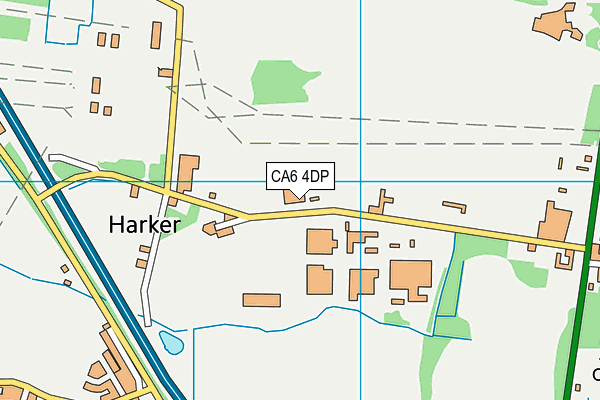 CA6 4DP map - OS VectorMap District (Ordnance Survey)