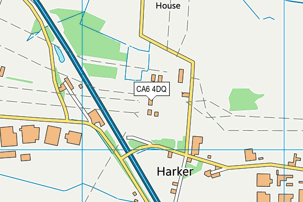 CA6 4DQ map - OS VectorMap District (Ordnance Survey)