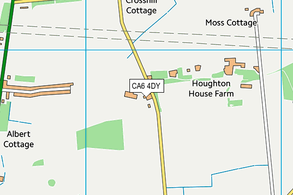 CA6 4DY map - OS VectorMap District (Ordnance Survey)