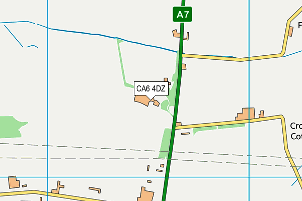 CA6 4DZ map - OS VectorMap District (Ordnance Survey)