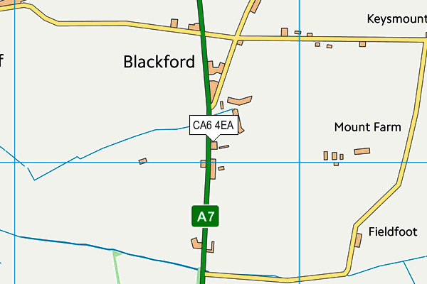 CA6 4EA map - OS VectorMap District (Ordnance Survey)