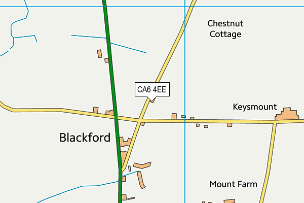 CA6 4EE map - OS VectorMap District (Ordnance Survey)