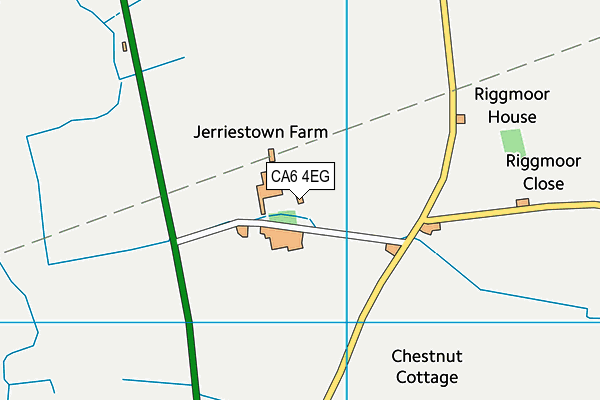 CA6 4EG map - OS VectorMap District (Ordnance Survey)