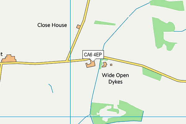 CA6 4EP map - OS VectorMap District (Ordnance Survey)