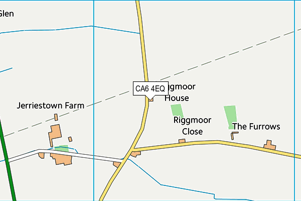 CA6 4EQ map - OS VectorMap District (Ordnance Survey)