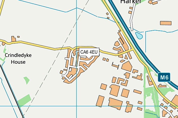 CA6 4EU map - OS VectorMap District (Ordnance Survey)