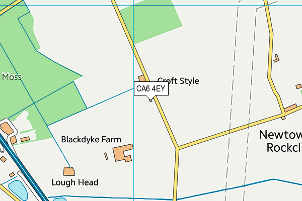 CA6 4EY map - OS VectorMap District (Ordnance Survey)