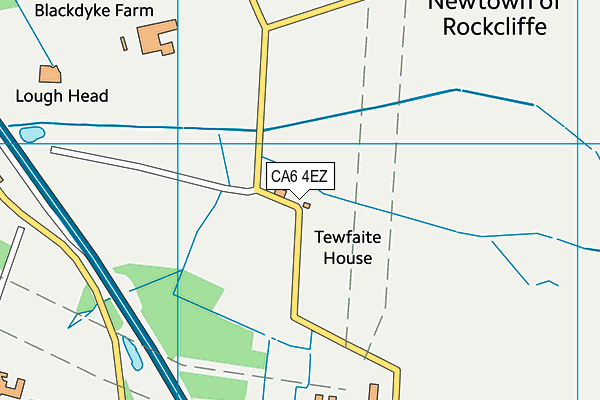 CA6 4EZ map - OS VectorMap District (Ordnance Survey)