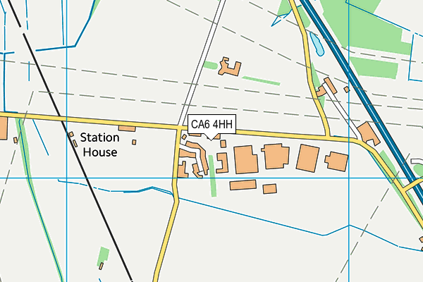 CA6 4HH map - OS VectorMap District (Ordnance Survey)