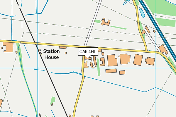 CA6 4HL map - OS VectorMap District (Ordnance Survey)