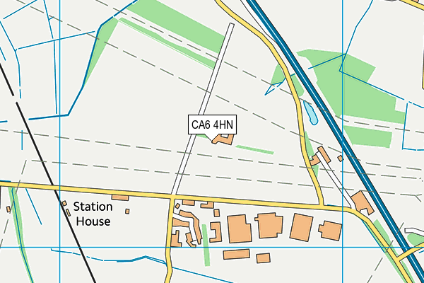CA6 4HN map - OS VectorMap District (Ordnance Survey)