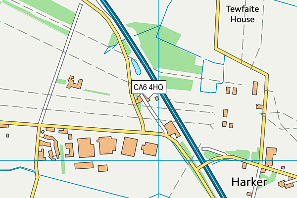 CA6 4HQ map - OS VectorMap District (Ordnance Survey)
