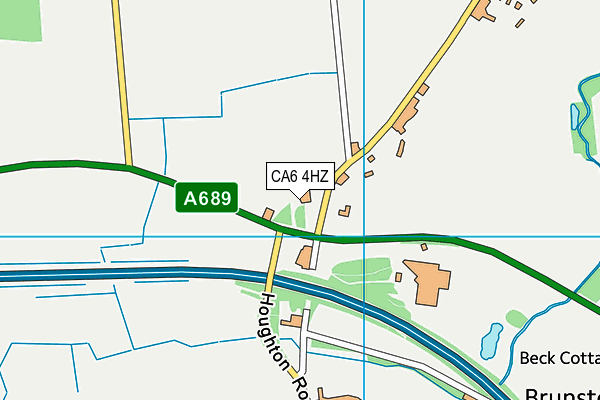 CA6 4HZ map - OS VectorMap District (Ordnance Survey)
