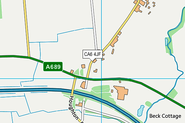 CA6 4JF map - OS VectorMap District (Ordnance Survey)