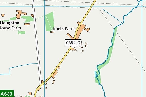 CA6 4JG map - OS VectorMap District (Ordnance Survey)