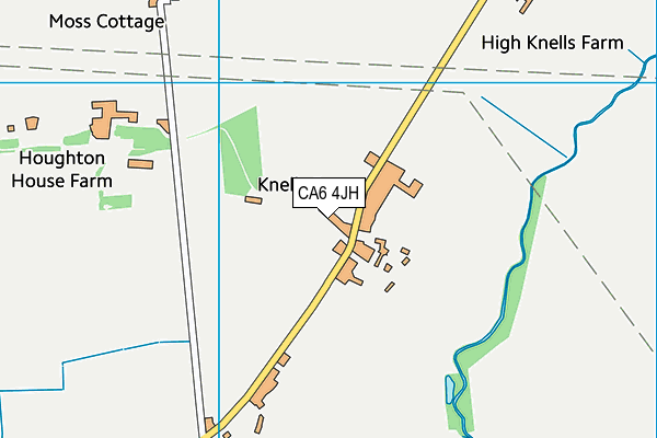 CA6 4JH map - OS VectorMap District (Ordnance Survey)