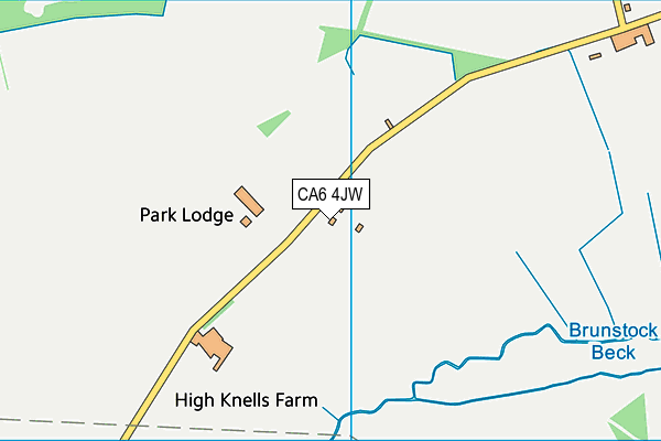 CA6 4JW map - OS VectorMap District (Ordnance Survey)