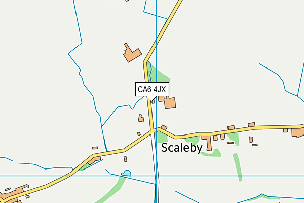 CA6 4JX map - OS VectorMap District (Ordnance Survey)