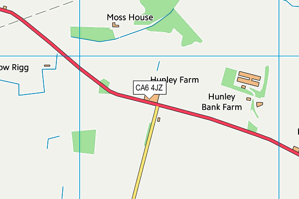 CA6 4JZ map - OS VectorMap District (Ordnance Survey)