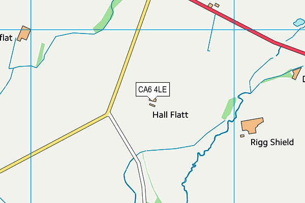 CA6 4LE map - OS VectorMap District (Ordnance Survey)