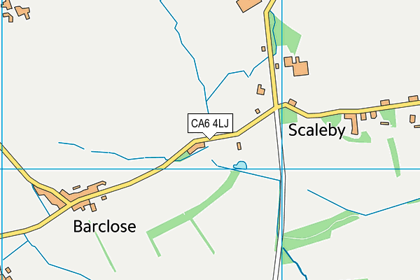 CA6 4LJ map - OS VectorMap District (Ordnance Survey)