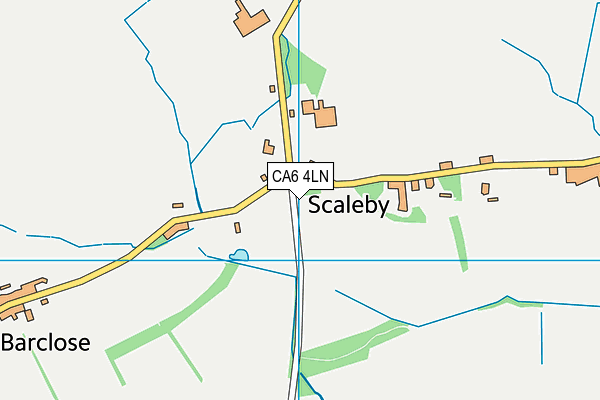 CA6 4LN map - OS VectorMap District (Ordnance Survey)