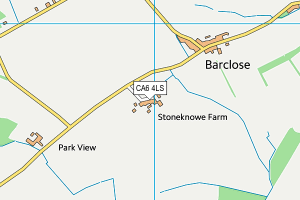 CA6 4LS map - OS VectorMap District (Ordnance Survey)