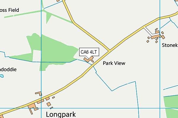 CA6 4LT map - OS VectorMap District (Ordnance Survey)