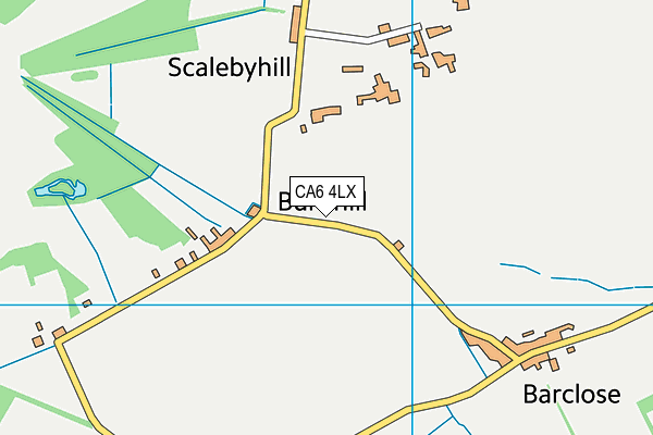 CA6 4LX map - OS VectorMap District (Ordnance Survey)