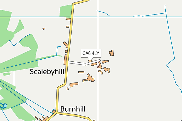 CA6 4LY map - OS VectorMap District (Ordnance Survey)