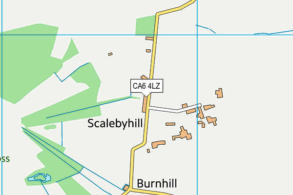 CA6 4LZ map - OS VectorMap District (Ordnance Survey)