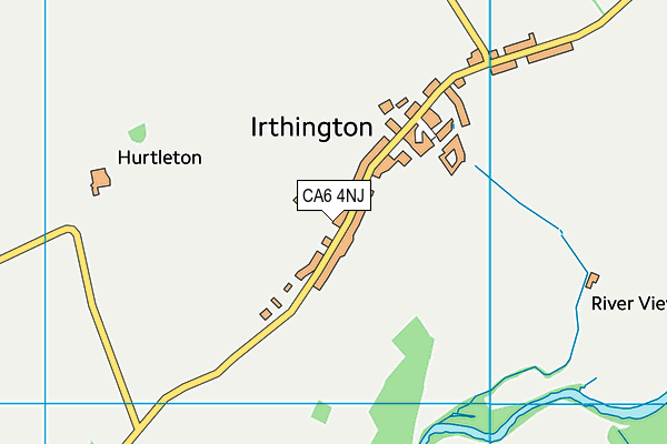 Irthington Village School map (CA6 4NJ) - OS VectorMap District (Ordnance Survey)