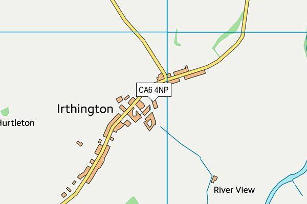 CA6 4NP map - OS VectorMap District (Ordnance Survey)