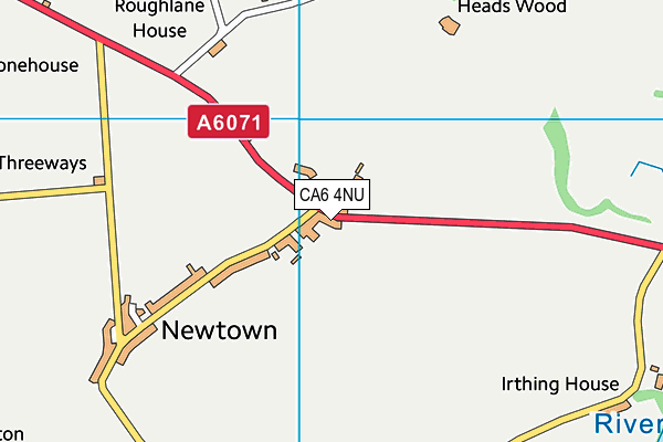 CA6 4NU map - OS VectorMap District (Ordnance Survey)