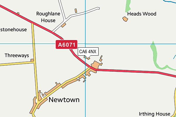 CA6 4NX map - OS VectorMap District (Ordnance Survey)