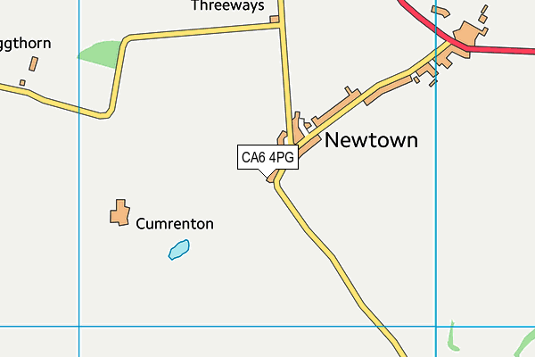 CA6 4PG map - OS VectorMap District (Ordnance Survey)