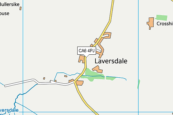 CA6 4PJ map - OS VectorMap District (Ordnance Survey)