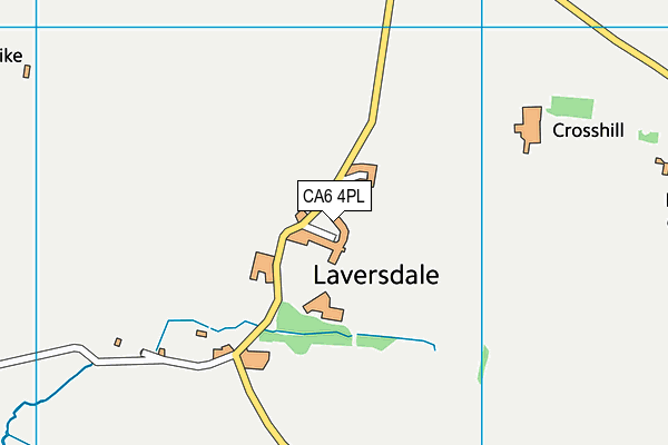 CA6 4PL map - OS VectorMap District (Ordnance Survey)