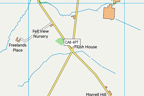 CA6 4PT map - OS VectorMap District (Ordnance Survey)