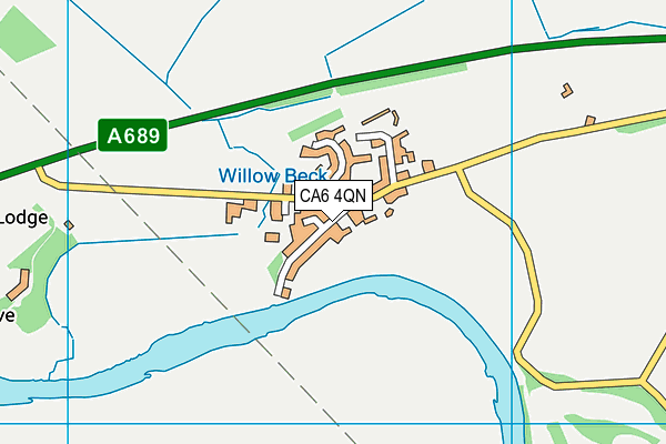 CA6 4QN map - OS VectorMap District (Ordnance Survey)