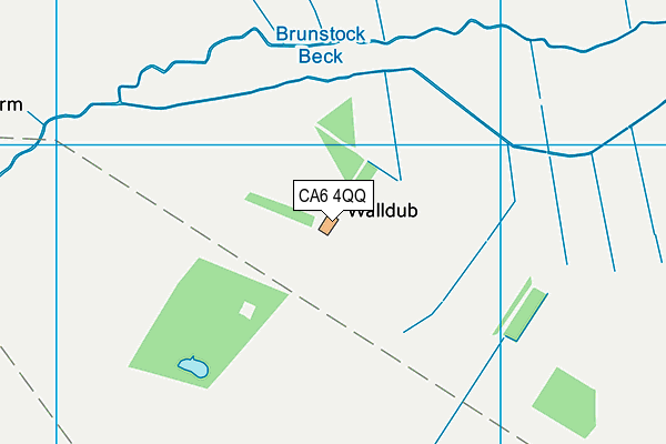 CA6 4QQ map - OS VectorMap District (Ordnance Survey)