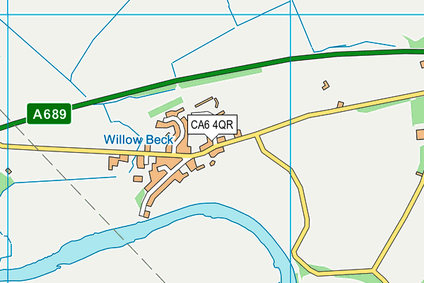 CA6 4QR map - OS VectorMap District (Ordnance Survey)