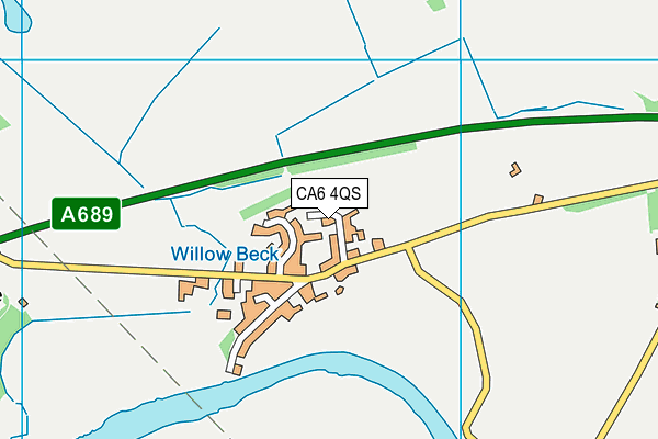 CA6 4QS map - OS VectorMap District (Ordnance Survey)