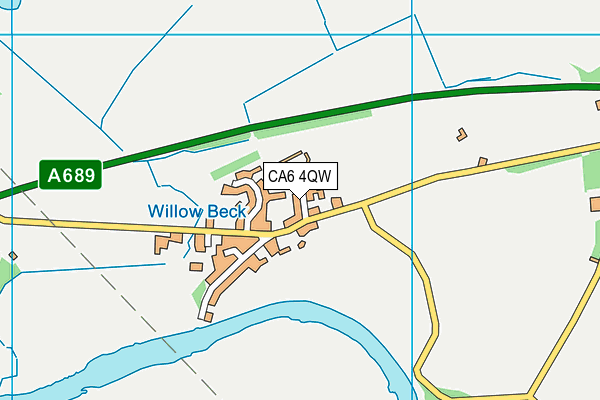 CA6 4QW map - OS VectorMap District (Ordnance Survey)