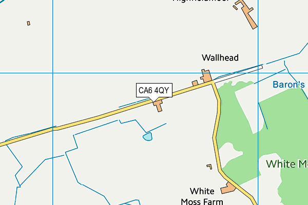 CA6 4QY map - OS VectorMap District (Ordnance Survey)