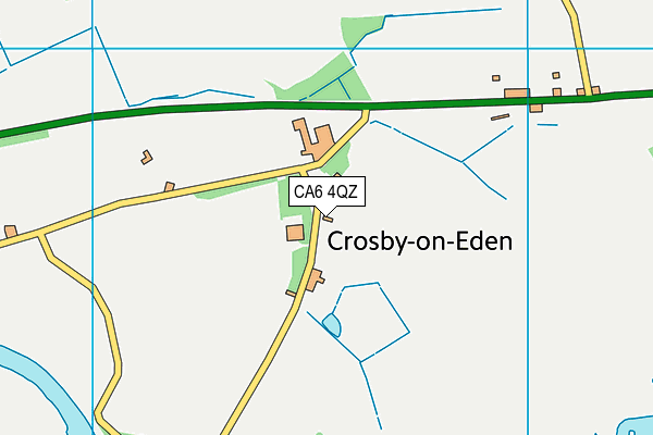 CA6 4QZ map - OS VectorMap District (Ordnance Survey)